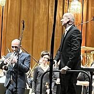 Die Philharmonie Festiva und  Solotrompeter Sebastian Berner im Regentenbau von Bad Kissingen.