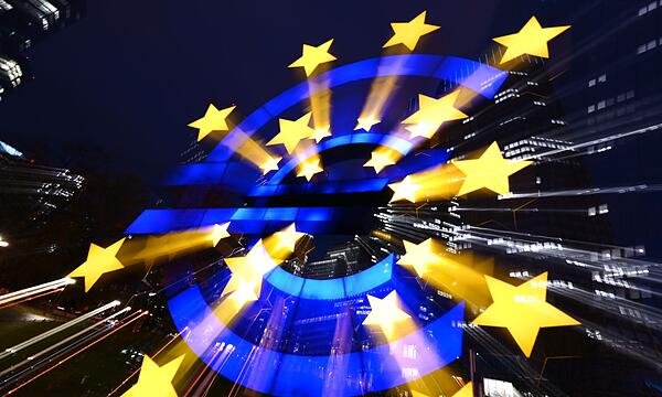 Euro-Skulptur in Frankfurt am Main