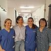 Die Bamberger Beleghebammen Ruth Neff, Silke Walter, Judith Gütlein und Jutta Banik (von links) kritisieren das neue Hebammenhilfegesetz.