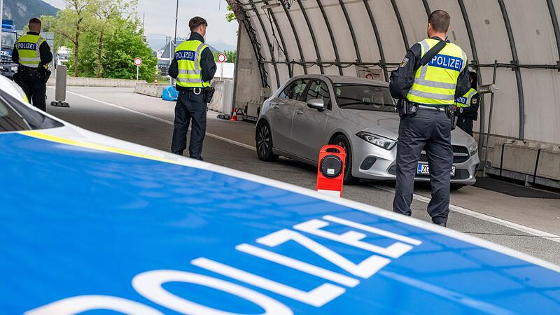 Bundespolizei kontrolliert Grenzübergang Kiefersfelden