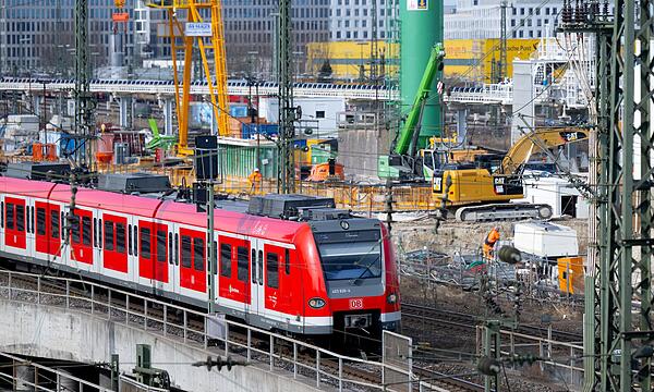 Baustelle der zweiten Stammstrecke in München