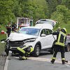 Beteiligt am Unfall waren ein Auto und ein Motorrad.