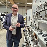 Herbert Grimmer führt einen 60-Mann-Betrieb im Landkreis Bamberg und spricht für die fränkischen Firmen in der Industrie- und Handelskammer Bamberg