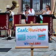 „Wanderblech“ beim 15. Saalemusicum in Hammelburg.