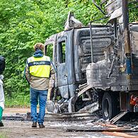 Brand bei der Reiterstaffel München