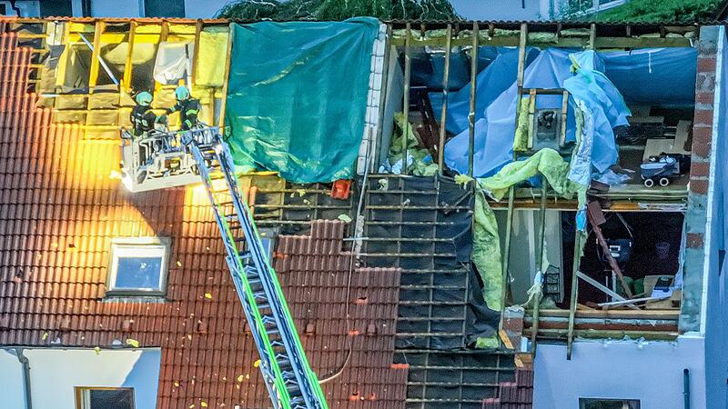 Nach dem Unwetter in Baden-Württemberg - Donaustetten