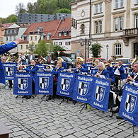 Konzert der Kulmbacher Stadtkapelle am Ostermontag auf dem Marktplatz 1Osterkonzert Stadtkapelle Kulmbach