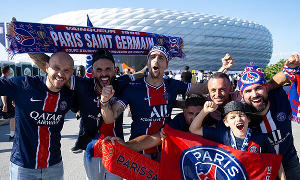 Vor dem Finale Paris Saint-Germain - Inter Mailand