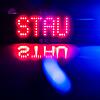 Stau-Schild