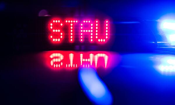 Stau-Schild