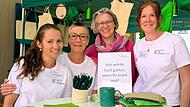 Sie schenken Krebserkrankten Zuversicht: Anna Gundermann, Kathrin Lenker, Gabriele Brückner und Bettina Prechtl.