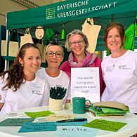 Sie schenken Krebserkrankten Zuversicht: Anna Gundermann, Kathrin Lenker, Gabriele Brückner und Bettina Prechtl.