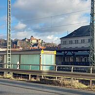 Der Kronacher Bahnhof ist in die Jahre gekommen.Problembereiche am Kronacher Bahnhof