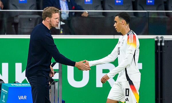 Julian Nagelsmann und Jamal Musiala