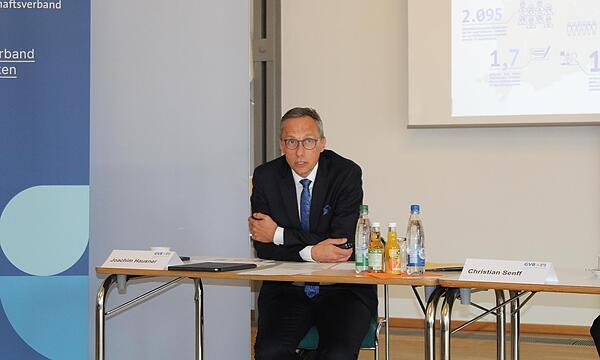 Joachim Hausner gab die Zahlen für 2024 bekannt.