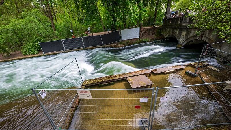 Eisbachwelle weiterhin gesperrt