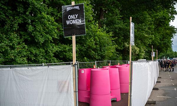 Open-Air-Festival "Rock im Park" - Frauen-Pissoirs