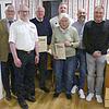 Ehrungen beim TSV (von rechts): Vorsitzender Matthias Falk, zweiter Vorsitzender Markus Stabenow, Helene Kolb, Michael Opel, Karl-Heinz Will, Jochen Lauterbach und Bürgermeister Herwig Neumann. Ehrungen beim TSV (von rechts): Vorsitzender Matthias Falk, zweiter Vorsitzender Markus Stabenow, Helene Kolb, Michael Opel, Karl-Heinz Will, Jochen Lauterbach und Bürgermeister Herwig Neumann.
