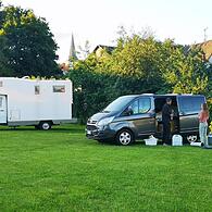Ein kleines Idyll ist der neue Wohnmobilstellplatz in Geroda. Er hat der Gemeinde im vergangenen Jahr 4500 Euro an Gewinn eingebracht.