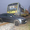 Unfall an unbeschranktem Bahnübergang Unfall an unbeschranktem Bahnübergang