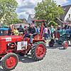 Einfahrt: Es gab viele Oldtimer zu bestaunen beim 20. Oldtimertreffen in Bad Staffelstein. Viel los war dank des guten Wetters.