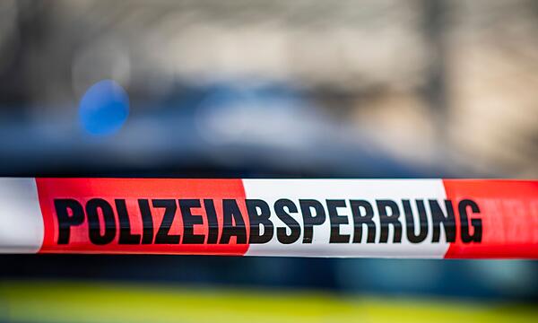 Absperrung der Polizei