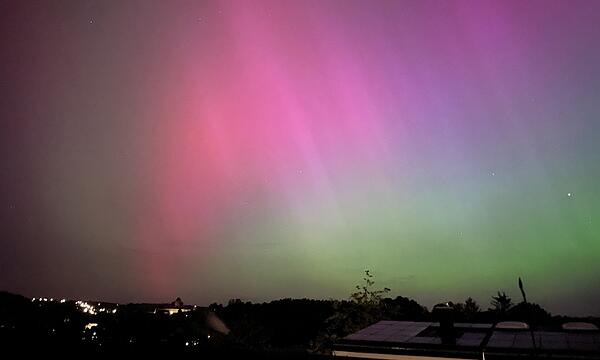 Polarlichter über Kronach 2024Polarlichter über Kronach
