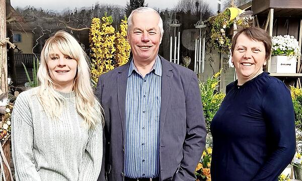Neben Manfred Hänchen und Tanja Rost (rechts) steht jetzt auch Anna-Lena Schäfer dem CSU-Vorsitzenden des Ortsverbandes Gößweinstein zur Seite.