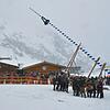 Maibaum auf der Zugspitze