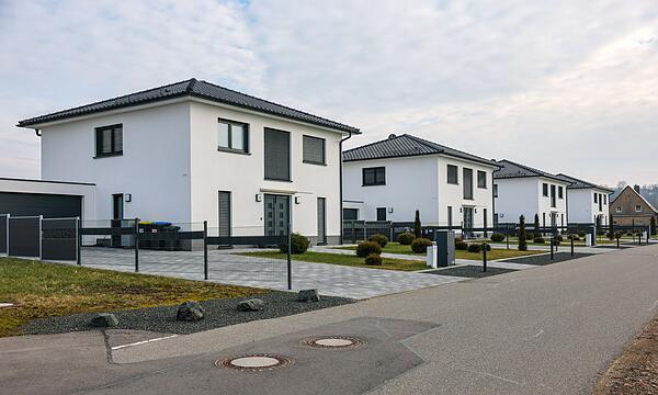 Neue Einfamilienhäuser
