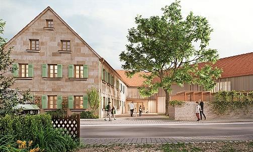 Der neue Kulturhof H7 in Bubenreuth.