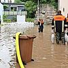 Ein Hochwasser suchte Höchstadt 2021 heim.