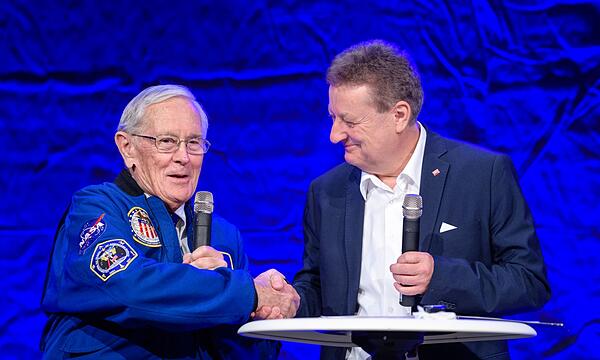 US-Astronaut Duke in München