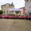 Am Marktplatz in Bad Brückenau fällt alljährlich der Startschuss zum Pinklauf. Am Marktplatz in Bad Brückenau fällt alljährlich der Startschuss zum Pinklauf.