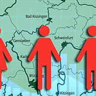Wo leben mehr Frauen als Männer in Unterfranken? Der Zensus gibt Auskunft darüber, wie das Geschlechterverhältnis in den Gemeinden ist.&nbsp;