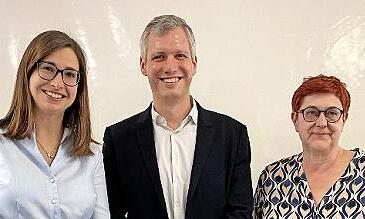 Alexandra Breun (l.), Christian Zwanziger und Eva Ehrhardt-Odörfer bilden das Vorstandstrio.