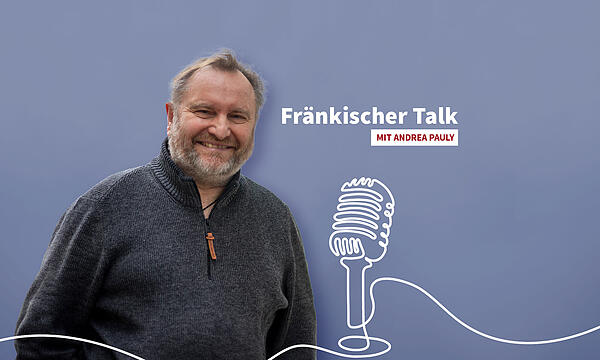 Frankenkrimi-Autor Helmut Vorndran aus Rattelsdorf spricht im Podcast "Fränkischer Talk" mit Andrea Pauly über das Schreiben, den Tod, das Kabarett und seine ganz persönlichen Strafzettel.