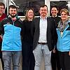 Vorstand des FC Feuerthal: (v. l.) Andreas Stein (Beisitzer), Manuel Hergenröther (2. Vorsitzender), Carmen Thust (Kassiererin), Florian Stein (1. Vorsitzender), Theresa Ruppert (Schriftführerin), Sandra Graser (Beisitzerin), Robert Rost (Beisitzer)