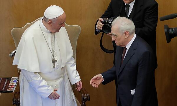 Scorsese trifft Papst bei Buchvorstellung