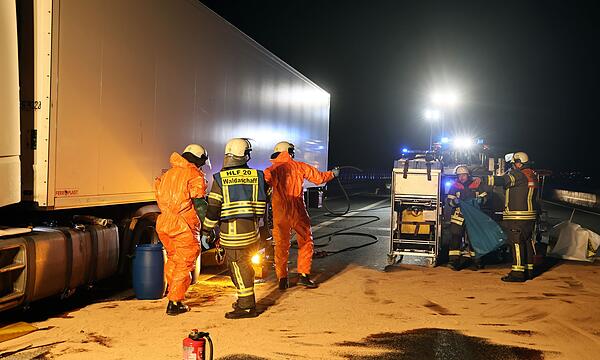 Lastwagen-Unfall auf der A3