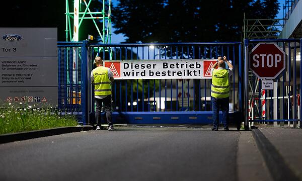 Erster Streik der Geschichte bei den Kölner Ford-Werken