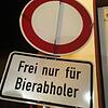 Sesslach: Verkehrsschild Bierabholer Kommunbrau gestohlen