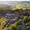 Das Weingut Schloss Saaleck von oben