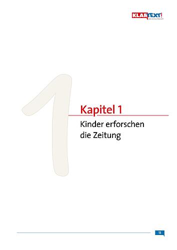 Kapitel 1 - Kinder erforschen die Zeitung
