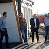 Marktgemeinderat vor Ort: das Gremium besichtigte die Anlagen der Firma BS Bodenmanagement Im Gewerbepark Poppenlauer.