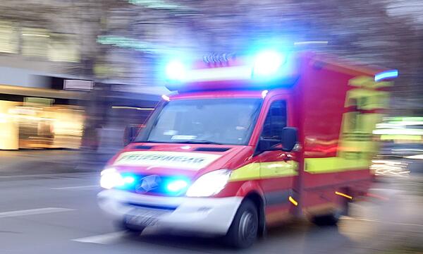 Rettungswagen im Einsatz