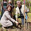 Ministerpräsident Söder pflanzt 90. Millionsten Baum in Roßtal