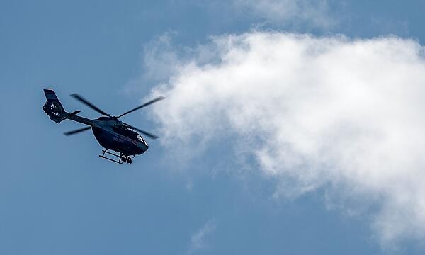 Hubschrauber der Polizei