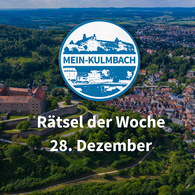 Rätsel der Woche des 28. Dezember