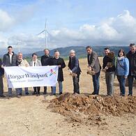 Spatenstich für den Bürger-Windpark